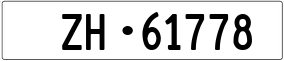Truck License Plate